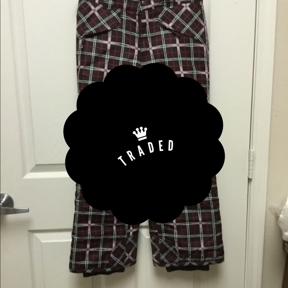 Girl Snow Pants SZ 7/8 M by Cherokee EUC